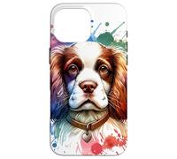 Œuvre Aquarelle Chien épagneul français Coque pour iPhone 16 Pro Max