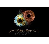 Œuvre d’art personnalisée de l’iris avec effet au choix : fichier numérique uniquement - Œil unique