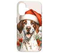 Œuvre d'art Aquarelle Braque français des Pyrénées Coque pour iPhone 17