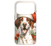 Œuvre d'art Aquarelle Braque français des Pyrénées Coque pour iPhone 17 Pro