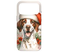 Œuvre d'art Aquarelle Braque français des Pyrénées Coque pour iPhone 17 Pro Max