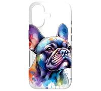 Œuvre d'art Aquarelle Chien Bouledogue français Coque pour iPhone 17