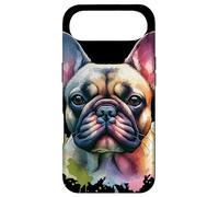 Œuvre d'art Aquarelle Chien Bouledogue français Coque pour iPhone Air