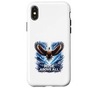 Œuvre d'art Ascension Power d'aigle Coque pour iPhone X/XS