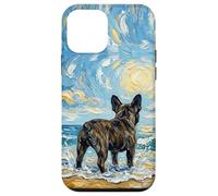 Œuvre d'art Bringé Bouledogue français à la Plage Coque pour iPhone 12 Mini