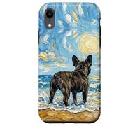 Œuvre d'art Bringé Bouledogue français à la Plage Coque pour iPhone XR