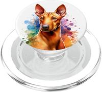 Œuvre d'art Chien Cirneco dell'Etna PopSockets PopGrip pour MagSafe
