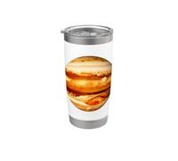 Œuvre d'art d'astronomie spatiale du système planétaire solaire de Jupiter Gobelet isotherme en acier inoxydable double paroi