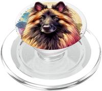 Œuvre d'art de Chien Tervuren Belge PopSockets PopGrip pour MagSafe