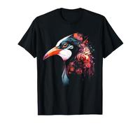 Œuvre d'art de Fleur de Pingouin | Motif Animal Pingouin T-Shirt