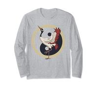 Œuvre d'art de grue de Tai Chi Yin, Yang, Qi Gong, grues chinoises Manche Longue