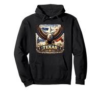 Œuvre d'art de la Texas Lone Star Eagle State Pride Sweat à Capuche