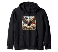 Œuvre d'art de la Texas Lone Star Eagle State Pride Sweat à Capuche