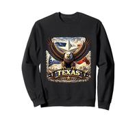 Œuvre d'art de la Texas Lone Star Eagle State Pride Sweatshirt