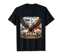 Œuvre d'art de la Texas Lone Star Eagle State Pride T-Shirt