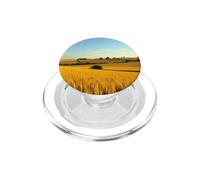 Œuvre d'art de Paysage de Ferme de Campagne roulante de Champs de blé PopSockets PopGrip pour MagSafe