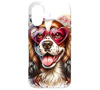 Œuvre d'art de St Valentin épagneul français Coque pour iPhone 17