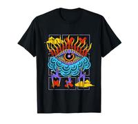 Œuvre d'art de Tarot, Dessin animé coloré, Illustration des Yeux, Gothique Vintage T-Shirt