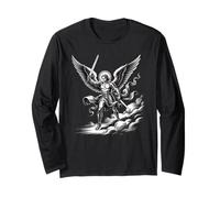 Œuvre d'art du Guerrier de l'Archange Saint Michel Manche Longue