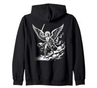 Œuvre d'art du Guerrier de l'Archange Saint Michel Sweat à Capuche