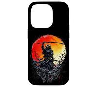 Œuvre d'art du Guerrier samouraï Coque pour iPhone 14 Pro
