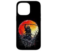 Œuvre d'art du Guerrier samouraï Coque pour iPhone 14 Pro Max
