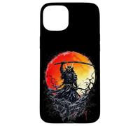 Œuvre d'art du Guerrier samouraï Coque pour iPhone 15 Plus