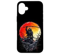 Œuvre d'art du Guerrier samouraï Coque pour iPhone 16 Plus