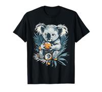 Œuvre d'art en Forme de Noix de Coco Koala Ours T-Shirt