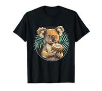 Œuvre d'art en Noix de Coco Koala Bear Art Wildlife Koala Lover T-Shirt