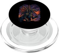 Œuvre d'art Gothique de la cathédrale du Dragon Mecha PopSockets PopGrip pour MagSafe