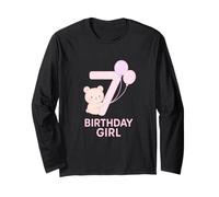 Œuvre d'art Happy 7th Birthday Bear Manche Longue