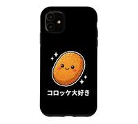 Œuvre d'art Kawaii Japonaise Korokke Lover Croquette croustillante Coque pour iPhone 11