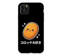 Œuvre d'art Kawaii Japonaise Korokke Lover Croquette croustillante Coque pour iPhone 11 Pro Max