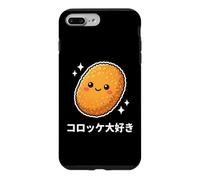 Œuvre d'art Kawaii Japonaise Korokke Lover Croquette croustillante Coque pour iPhone 7 Plus/8 Plus