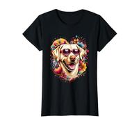 Œuvre d'art Labrador Retriever Jaune St Valentin T-Shirt Graphique avec Valeur