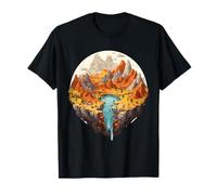 Œuvre d'art majestueuse des Montagnes et des vallées T-Shirt