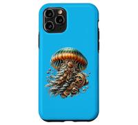 Œuvre d'art méduse Steampunk avec Design Unique de Science-Fiction Coque pour iPhone 11 Pro