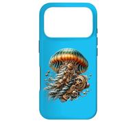 Œuvre d'art méduse Steampunk avec Design Unique de Science-Fiction Coque pour iPhone 17 Pro