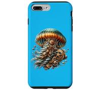 Œuvre d'art méduse Steampunk avec Design Unique de Science-Fiction Coque pour iPhone 7 Plus/8 Plus