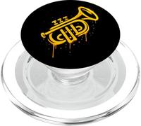 Œuvre d'art Musicale Graffiti Trompette PopSockets PopGrip pour MagSafe