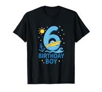 Œuvre d'art Nautique sixième Anniversaire garçon T-Shirt