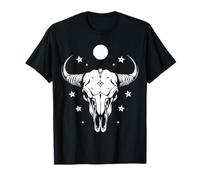 Œuvre d'art Occidentale céleste crâne de Bison Gothique T-Shirt