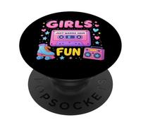 Œuvre d'art Old School Memory Girls Just Want Have Fun PopSockets PopGrip Adhésif