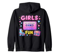 Œuvre d'art Old School Memory Girls Just Want Have Fun Sweat à Capuche