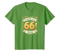 Œuvre d'art pour célébrer Les 66 Ans d'anniversaire T-Shirt, Enfant, Herbe, 6 Ans