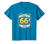 Œuvre d'art pour célébrer Les 66 Ans d'anniversaire T-Shirt, Enfant, Saphir, 2 Ans