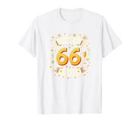 Œuvre d'art pour célébrer Les 66 Ans d'anniversaire T-Shirt, Homme, Blanc, 4XL