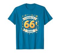 Œuvre d'art pour célébrer Les 66 Ans d'anniversaire T-Shirt, Homme, Saphir, 3XL