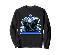 Œuvre d'art Sauvage au Clair de Lune avec Deux panthères de l'ombre Sweatshirt